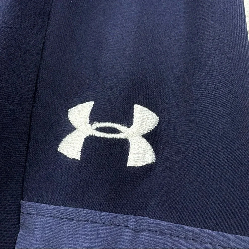 Under Armour Squad 2.0 Womens Tapered Training Warm-Up Pant. Navy Blue. Large